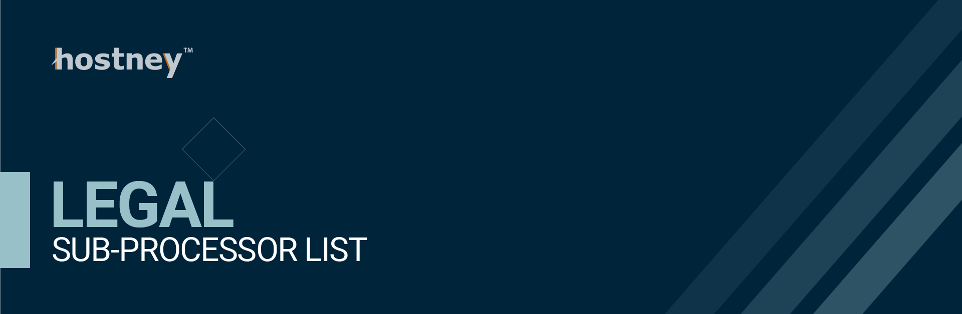 Web Hosting - Sub-Processor List